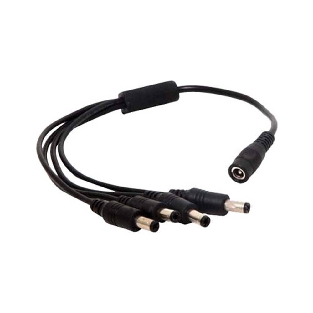 PM-32222 Dişi Power-4*Erkek Power Kablo Çoklayıcı