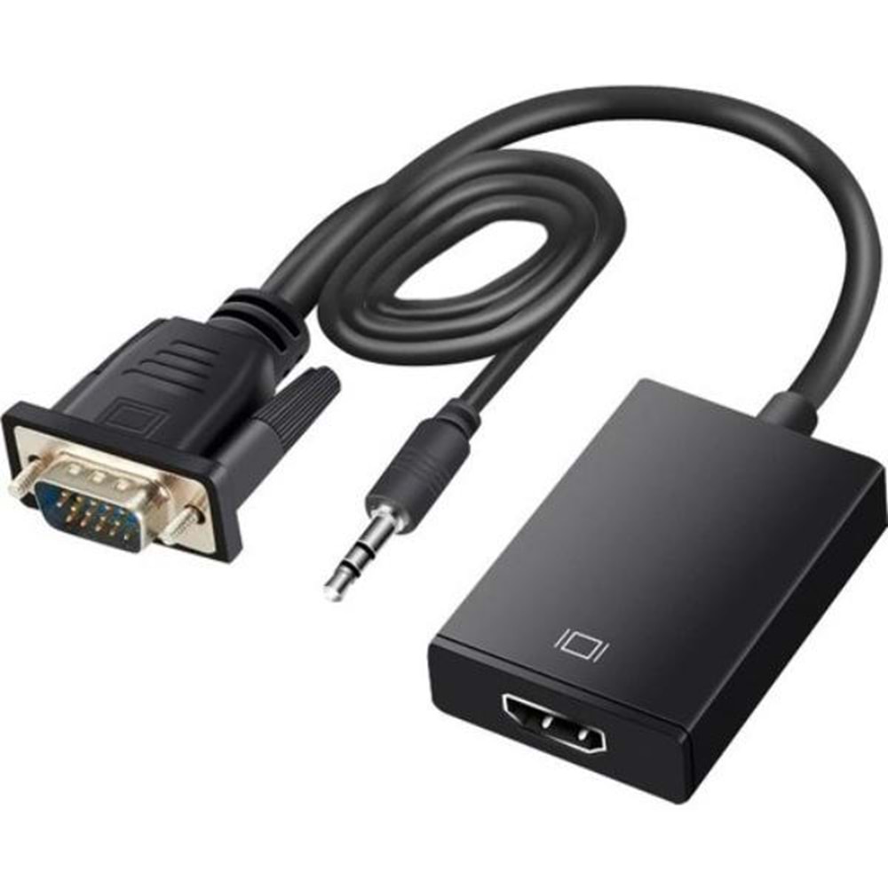 BM-003 VGA - HDMI Çevirici (Ses'li)