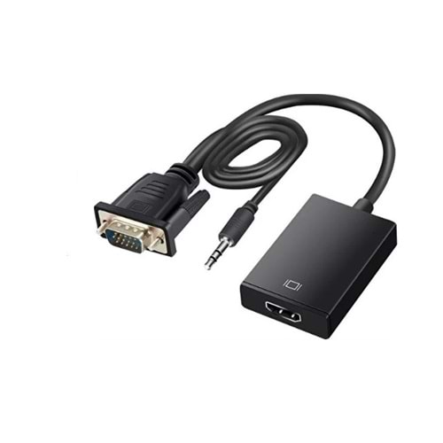 VGA+Audio To HDMI Çevirici Kablo