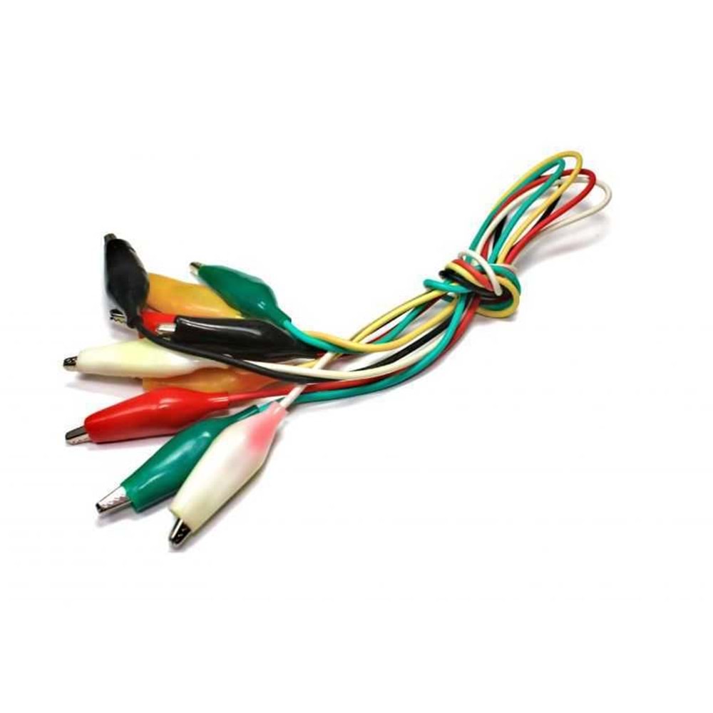 E-329B Krokodil Kablolu Büyük Uç 5 Adet