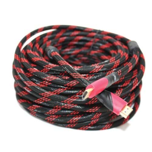 TKH-15F Örgülü Gold Uç HDMI Kablo 15mt