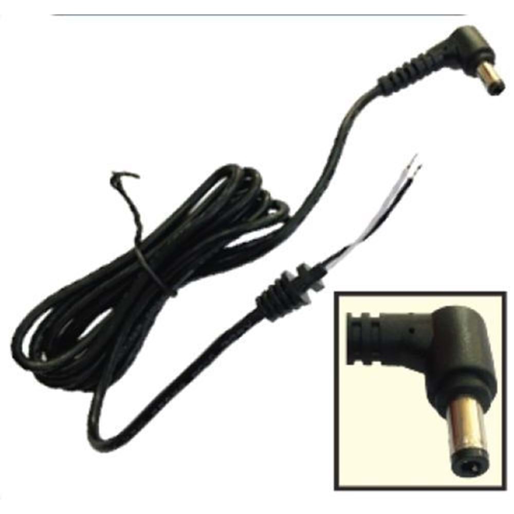 G-5525LL 5.5x2.5mm 1.5mt L Tip DC Kablo