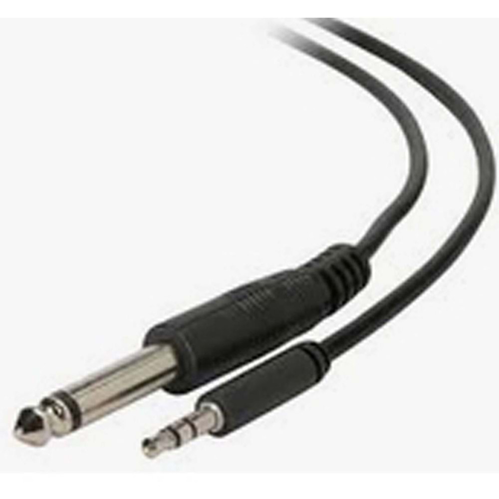 G-523E 6.3mm Mono 3.5mm Stereo 1.5mt Kablo