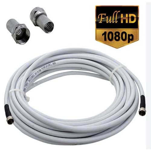 1mt F Konnektörlü Anten Kablosu