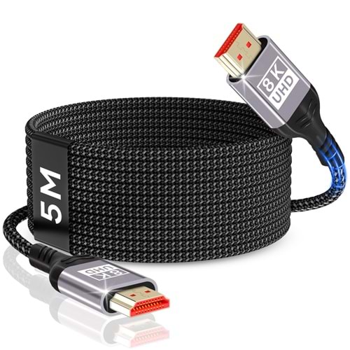 FK8005 8K 5mt HDMI Kablo