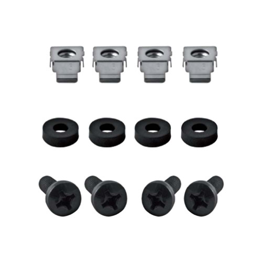 M6 Kafes Somun+Vida+Pul (4adet)